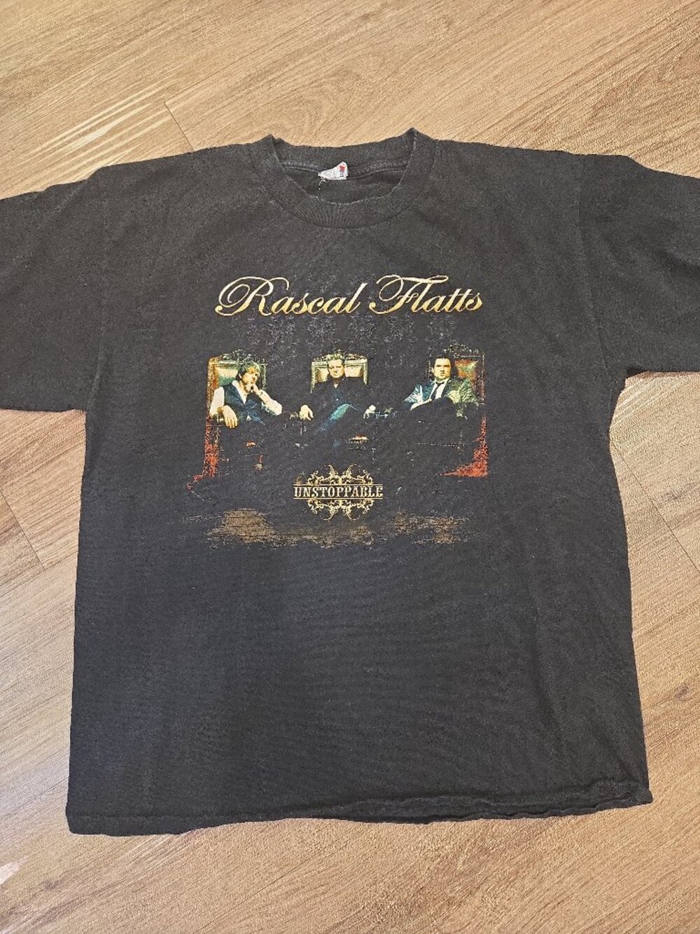Vintage 2009 Rascal Flatts Unstoppable Concert Tour T-Shirt Large